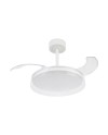 GLASS FAN * PLAFÓN / VENTILADOR 44 CM - BLANCO-TRANSPARENTE